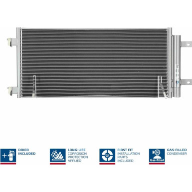 Kondensator PKW Opel Astra K 15 FIRST FIT 940734