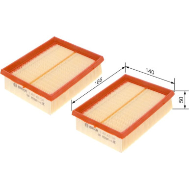 Luftfilter | SEAT,VW | 1457433539