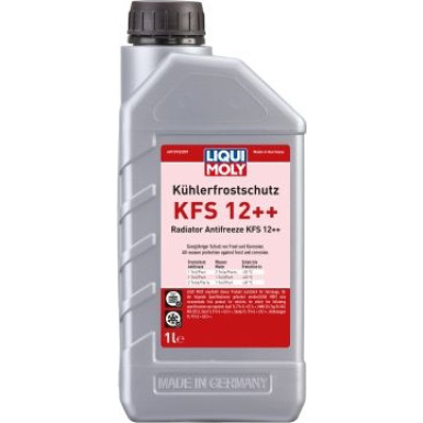 Liqui Moly Kühlerfrostschutz KFS 12++ 1 l | 1 Liter, Kanister Kunststoff Liqui Moly Kühlerfrostschutz KFS 12++ 1 l | 1 Liter, Kanister Kunststoff