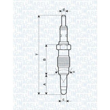 MAGNETI MARELLI Glühkerze MAGNETI MARELLI Glühkerze