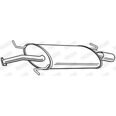 52 / Auspufftopf Hinten | VOLVO V40,S40 2.0i 100kw 01.01 | 22947 52 / Auspufftopf Hinten | VOLVO V40,S40 2.0i 100kw 01.01 | 22947