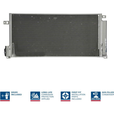 Kondensator PKW FIAT GR PUNTO DIESEL 10.05 FIRST FIT 94899