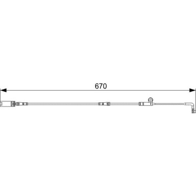 1 987 473 002 Warnkontakt, Bremsbelagverschleiß 1 987 473 002 Warnkontakt, Bremsbelagverschleiß