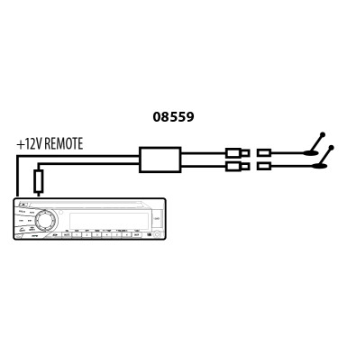 Phonocar Antennen-Adapter Kabel FAKRA-Adapter DIN 40 cm | 08559