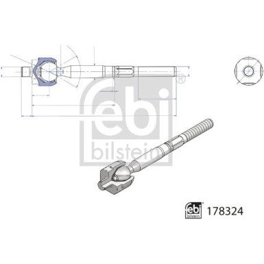Axialgelenk, Spurstange | 178324 Axialgelenk, Spurstange | 178324