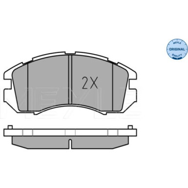 Bremsbelagsatz Hyundai P. Elantra/Lantra/Matrix/Sonata 1,5-2,0 16V 93-10 Mit Sensor | 025 217 2517/W