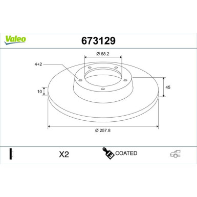 VALEO Motorkühler 230633 VALEO Motorkühler 230633