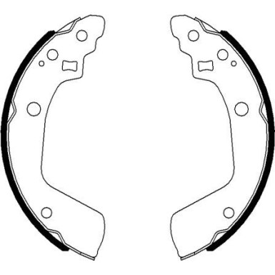 Bremsbacken Suzuki Swift 1.3-1.5 05 | 91078600