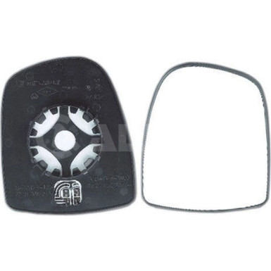 SPIEGELGLAS R HZB OBERTEIL KONV | RENAULT TRAFIC 3,01-4,14/NIS PRIMASTAR 02-/OPE VIVARO 01-14 | 5206,731,2