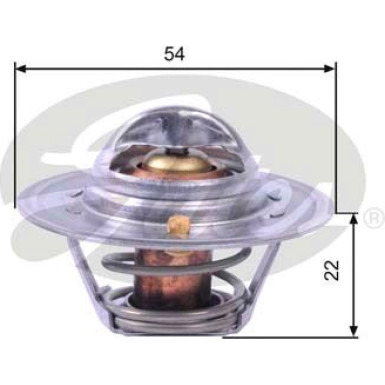 Gates Thermostat | NISSAN Micra 1.0 | TH12888G2