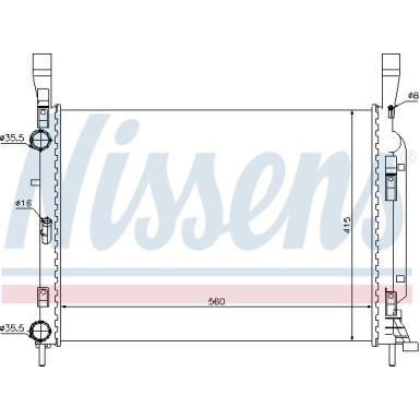 Wasserkühler PKW | MERCEDES CITAN W 415 12- 41306 TCE | 637628 Wasserkühler PKW | MERCEDES CITAN W 415 12- 41306 TCE | 637628