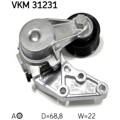 Spannrolle Nebentrieb | AUDI,SEAT,VW | VKM 31231