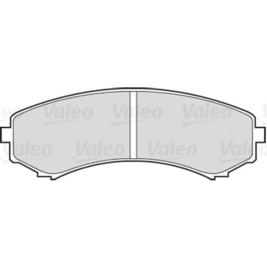 VALEO Bremsbelagsatz, Scheibenbremse | 301518