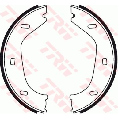 GS8219 Bremsbackensatz, Feststellbremse