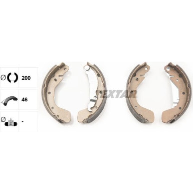 91058200 Bremsbackensatz 91058200 Bremsbackensatz