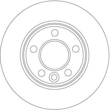 Bremsscheibe Vw T. T5 03 | DF4312