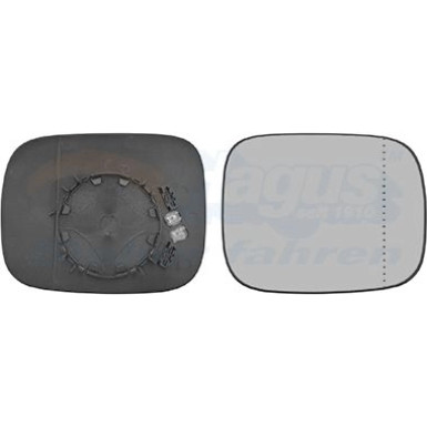 Spiegelglas, Außenspiegel Volvo XC70 II asphärisch OE 30716138 HAGUS 5938836