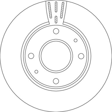 TRW Bremsscheibe | DF4698