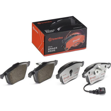 BREMBO Bremsklötze Xtra VA | AUDI A3 SEAT Leon VW Golf 08 | P 85 129X BREMBO Bremsklötze Xtra VA | AUDI A3 SEAT Leon VW Golf 08 | P 85 129X