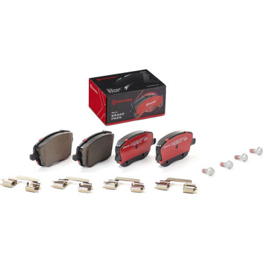 BREMBO Bremsklötze Xtra VA | SEAT SKODA VW Polo 01-12 | P 85 057X BREMBO Bremsklötze Xtra VA | SEAT SKODA VW Polo 01-12 | P 85 057X