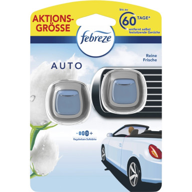 8001090644220 Febreze Car Reine Frische Duo-Pack