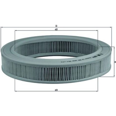 MAHLE Luftfilter LX 203 MAHLE Luftfilter LX 203