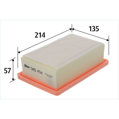 VALEO Luftfilter | 585454