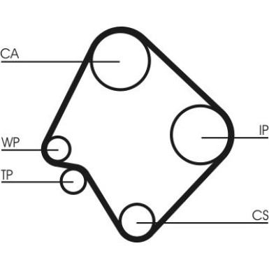 Continental CTAM Zahnriemen CT532