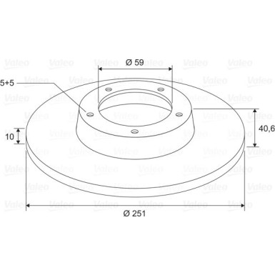 VALEO Bremsscheibe 197732