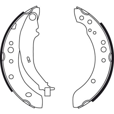 84 461 021 Bremsbacken | MITSUBISHI Colt,SMART Forfour 04 | GS8769