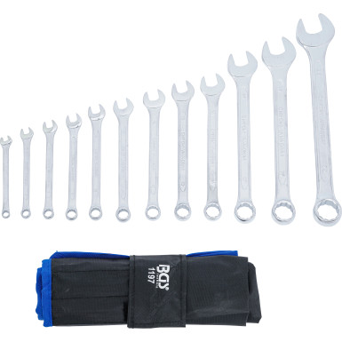 BGS Maul-Ringschlüssel-Satz | SW 6 - 22 mm | 12-tlg | 1197
