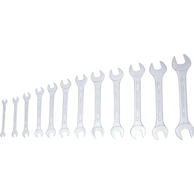 BGS Doppel-Maulschlüssel-Satz SW 6 x 7 - 30 x 32 mm 12-tlg BGS Do it yourself 1233