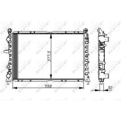 NRF Motorkühler NRF Motorkühler