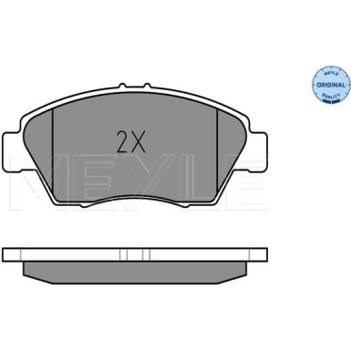 Bremsbelagsatz Honda P. Civic/Crx 1,3-1,7 91- Mit Sensor | 025 216 9416/W