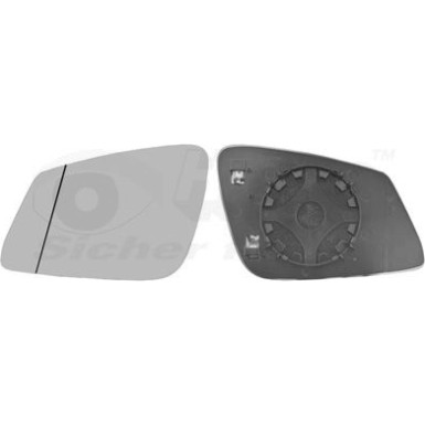 Spiegelglas, Außenspiegel | BMW 1ER F20 asphärisch klar OE 51167302005 | 633837