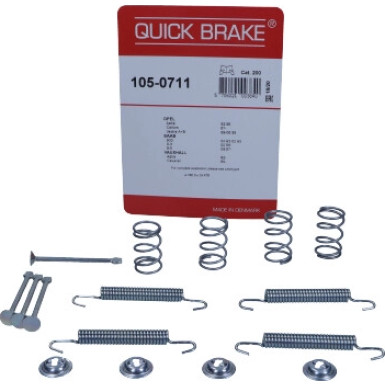 391-0711 Montagesatz f.Bremsbacken | OPEL Astra,Vectra,SAAB 9-3,9-5 92 | 105-0711