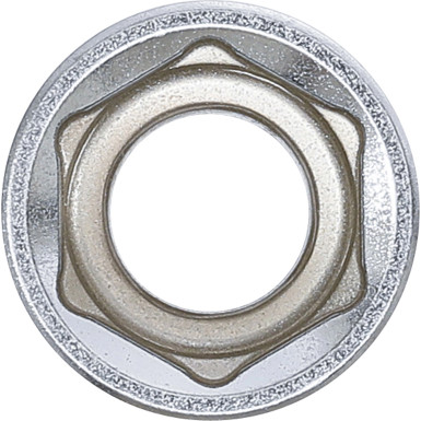 BGS Steckschlüssel-Einsatz Sechskant | Antrieb Innenvierkant 12,5 mm (1/2"""") | SW 18 mm | 2918