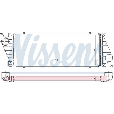 Ladeluftkühler PKW MERCEDES Sprinter, VW LT FIRST FIT 96842