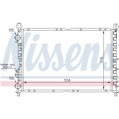Wasserkühler PKW | ALFA 145/146/155 92-01 | 60035