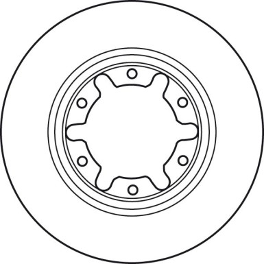 Bremsscheibe Nissan P. Patrol TRW SINGLE DF7305S