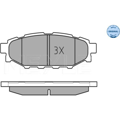 Bremsbelagsatz Subaru T. Legacy 03-/Impreza 07- Mit Sensor | 025 242 7114/W
