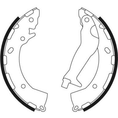 91072600 Bremsbackensatz