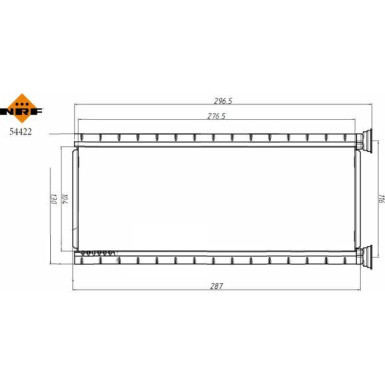 NRF Wärmetauscher, Innenraumheizung 54422 EASY FIT
