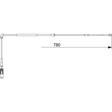 1 987 473 009 Warnkontakt, Bremsbelagverschleiß