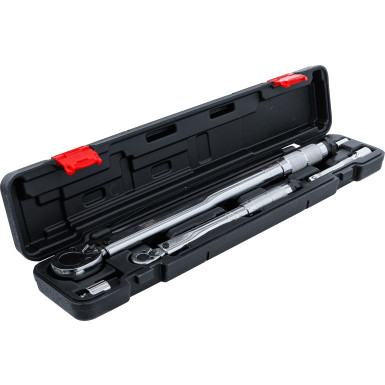 BGS Drehmomentschlüssel-Satz Abtrieb Außenvierkant 6,3 mm (1/4 ) 5 - 25 Nm, 12,5 mm (1/2 ) 28 - 210 Nm 5-tlg BGS Do it yourself 70190