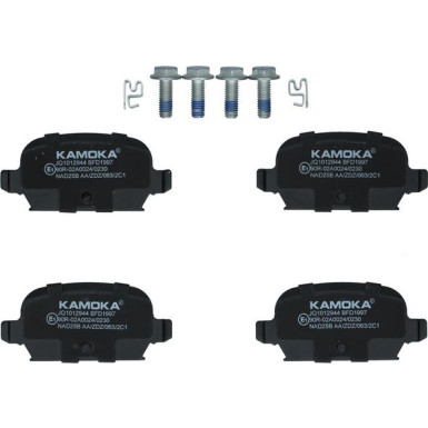 KAMOKA Bremsbelagsatz, Scheibenbremse JQ1012944