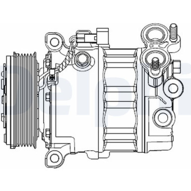 DELPHI Kompressor CS20512 DELPHI Kompressor CS20512