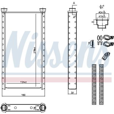 Heizkühler PKW Audi A6 11 FIRST FIT 70235