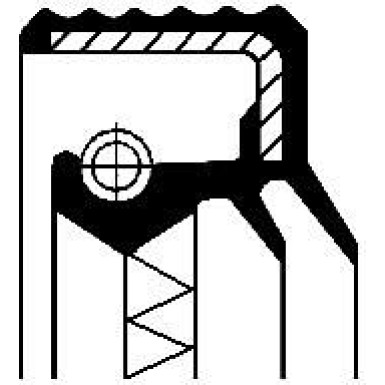 12013926B Wellendichtring, Radnabe