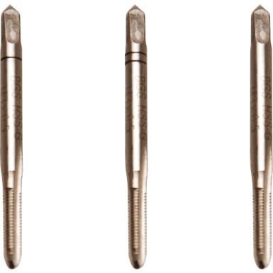 BGS Gewindebohrer-Satz Vor-, Mittel- und Fertigschneider HSS-G M4 x 0,7 3-tlg BGS Do it yourself 931